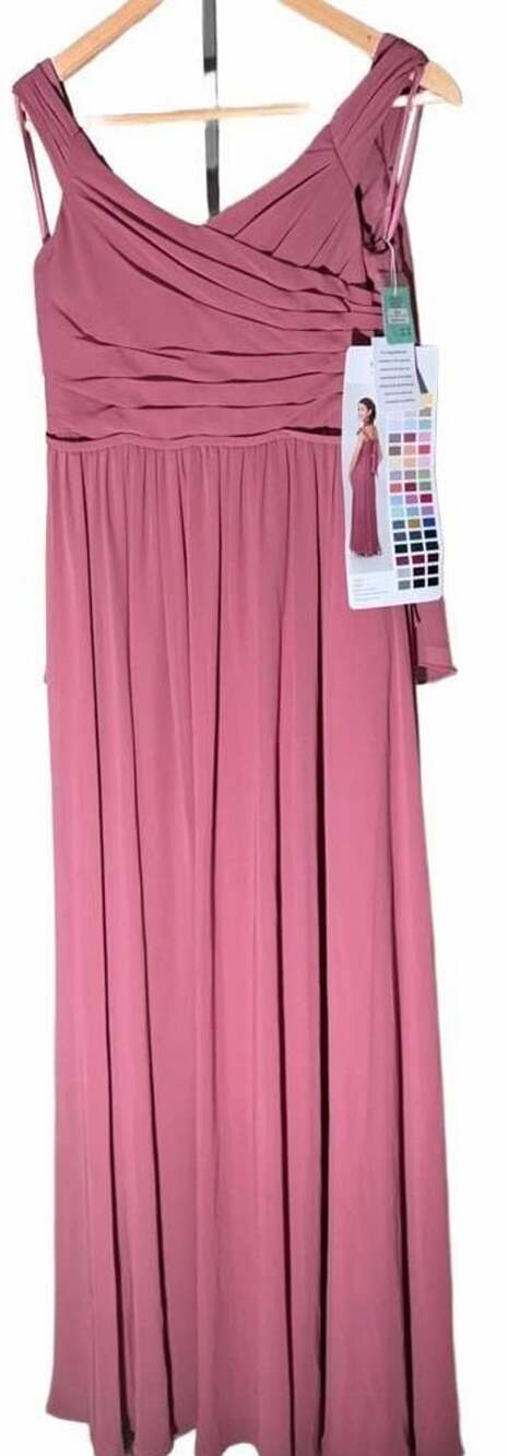 Morilee Chiffon Dress Style 13213 Rosewood Size 16